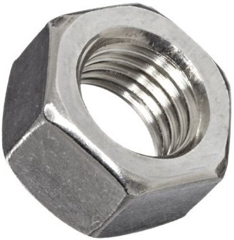37CNLFSP 3/8-16 HEX NUT LEFT HAND THREAD 18-8 SS